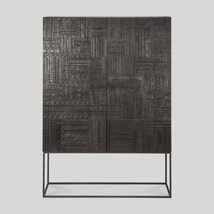 Ethnicraft Opbergkast 'Tabwa' Gevernist Teakhout, 180 x 126cm