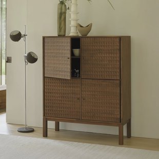 Ethnicraft Buffetkast 'Sono' Gevernist Teakhout, 144 x 116cm