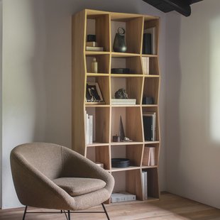 Ethnicraft Wandrek 'M' Geolied Eikenhout, 207 x 93cm