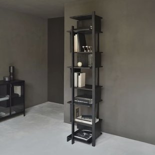 Ethnicraft Wandrek 'Abstract' Gevernist Teakhout, 203 x 49cm