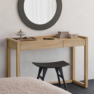 Ethnicraft Bureau 'Frame' Geolied Eikenhout, 120 x 43cm, kleur Naturel