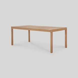 Ethnicraft Tuintafel 'Jack' Teakhout, 200 x 100cm, kleur Naturel