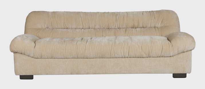 Dutchbone 3-zits Bank 'Douglas' Velvet, kleur Beige