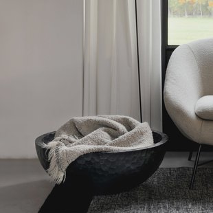 Ethnicraft Kom 'Chopped' Mahoniehout, 65cm