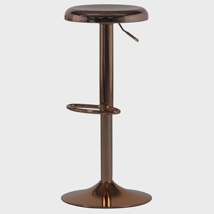 WOOOD Verstelbare Barkruk 'Isaac' kleur Koper (zithoogte 61-81cm)