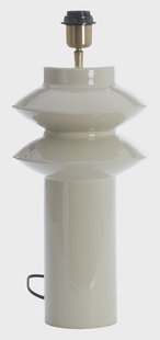 Light & Living Tafellamp 'Petch' 40cm, kleur Lichtgrijs (excl. kap)