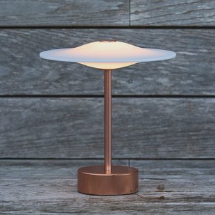 Sinus 22 draagbare LED tafellamp, koper, IP44 Piet Hein - Balkon - Designer - Aluminium - 1 lamp