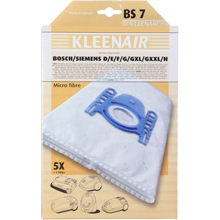 Kleenair Stofzuigerzak Bosch/siemens Bs-7 5 Stuks