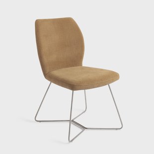 Jesper Home Eetkamerstoel 'Ikata' Beehive Steel, kleur Honey Harvest