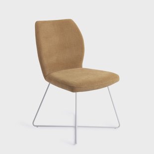 Jesper Home Eetkamerstoel 'Ikata' Cross White, kleur Honey Harvest