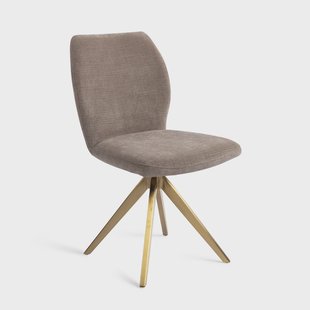 Jesper Home Eetkamerstoel 'Ikata' Turn Gold, Draaibaar, kleur Mocha Mist