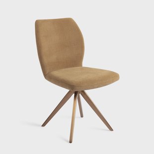 Jesper Home Draaibare Eetkamerstoel 'Ikata' Turn Rose, kleur Honey Harvest