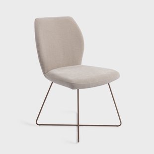 Jesper Home Eetkamerstoel 'Ikata' Cross Rose, kleur Sand Strand