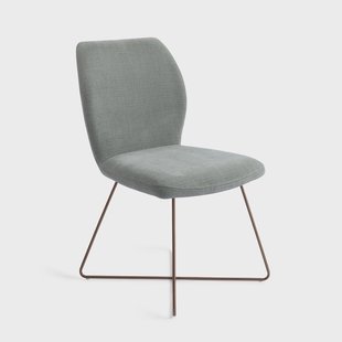 Jesper Home Eetkamerstoel 'Ikata' Cross Rose, kleur Breezy Blue