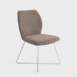 Jesper Home Eetkamerstoel 'Ikata' Cross White, kleur Mocha Mist