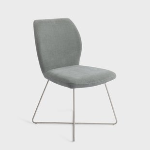 Jesper Home Eetkamerstoel 'Ikata' Cross Steel, kleur Breezy Blue