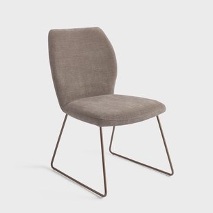 Jesper Home Eetkamerstoel 'Ikata' Slide Rose, kleur Mocha Mist