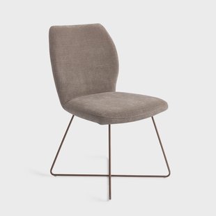 Jesper Home Eetkamerstoel 'Ikata' Cross Rose, kleur Mocha Mist