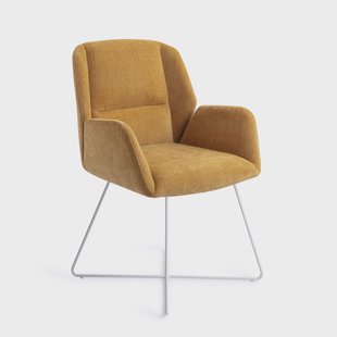 Jesper Home Eetkamerstoel 'Myoko' Cross White, kleur El Dorado