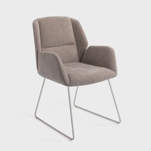 Jesper Home Eetkamerstoel 'Myoko' Slide Steel, kleur Greystones