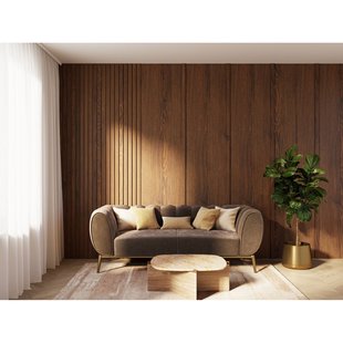 Cando Lat Decowall Acoustic Elements Advanced - Walnoot - 2600x 45x12mm