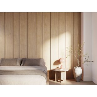 Cando Lat Decowall Acoustic Elements Ellips - Natuur Eiken - 2600x40x12mm