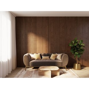 Cando Lat Decowall Acoustic Elements - Rustiek Eiken - 2600x 26x12mm