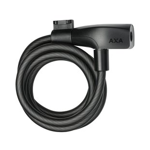 Axa Kabelslot Resolute 150/8 - Zwart - Lengte 150cm Ø8mm