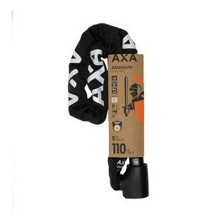 Axa Kettingslot Absolute - Zwart - Art 2 - Lengte 110cm Ø9mm