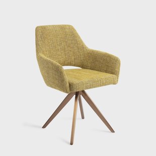 Jesper Home Eetkamerstoel 'Yanai' Turn Rose, kleur Lemon Lines