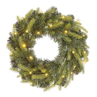 Black Box verlichte kerstkrans Grimshaw dual LED (⌀45cm)