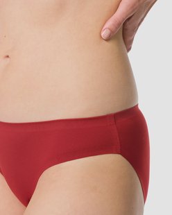 HEMA Damesslip second skin micro donkerrood (donkerrood)