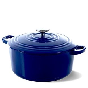 BK Bourgogne braadpan 24cm - Royal Blue - emaille - inductie