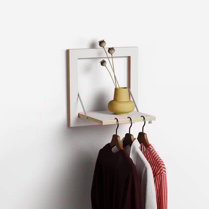 Fläpps Kledingrek Hangrail 40x40-1 - Wit
