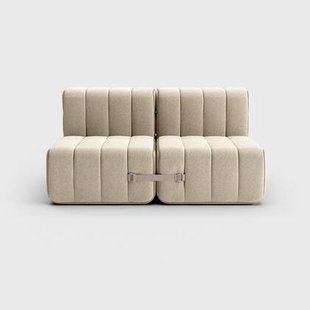 Curt-Set 4 - e.g. Flexibele 2-zitter - Jet - 9110 (Grijs | Beige)