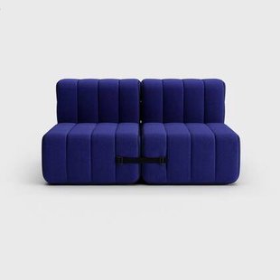 Curt-Set 4 - e.g. Flexibele 2-zitter - Jet - 9605 (blauw)