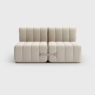 Curt-Set 4 - e.g. Flexibele 2-zitter - Sera - Calla (Wit | Beige)