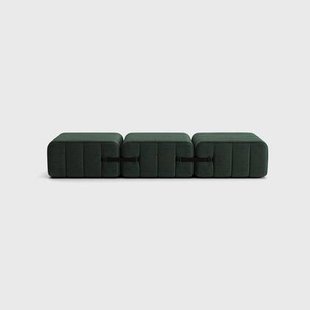Curt-Set 3 - e.g. Flexibele bank - Dama - 0061 (Dark Groen)