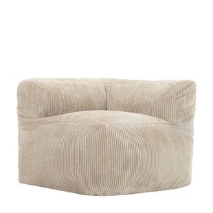 icon Zen Modulaire Bank Element - Hoekstuk - Ribfluweel - Beige