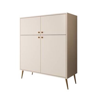 Meubella - Reunion - Dressoir - Beige - 105x41x122 cm