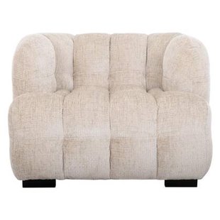 MUST Living Lounge chair Mars,75x102x95 cm, glamour natural