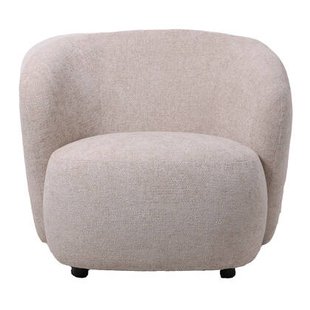 PTMD Aphrodite Cream Fauteuil Legacy 15 Dove Fabric