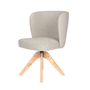 Puur Jude draaistoel hout - off-white