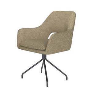 Puur Lana draaistoel metaal spider - groen