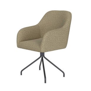 Puur Joanne draaistoel metaal spider - groen