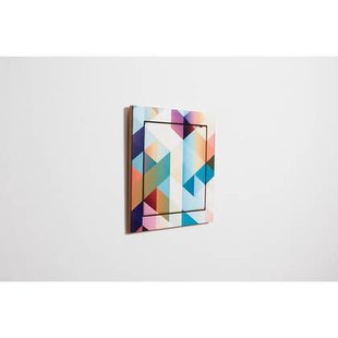 Fläpps plank 40x40-1 - Criss Cross Red