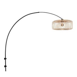 Steinhauer - wandlamp - Sparkled Light - zwart - bamboe metaal - E27