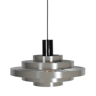 Steinhauer - hanglamp - Halo Cirque - grijs - metaal - Ø 50cm - E27 -