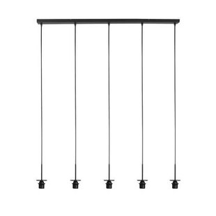 Mexlite - hanglamp - HaloSwap - zwart - glas metaal - losse armatuur