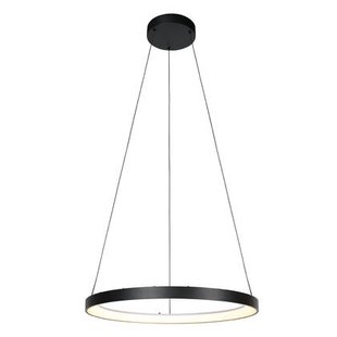 Mexlite - hanglamp - Circolare - zwart - metaal - Ø 58cm - LED -